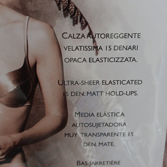 Brand New PHILIPPE MATIGNON ULTRA-SHEER ELASTICATED 15 DEN MATT HOLD-UPS-3M - Picture 6 of 7